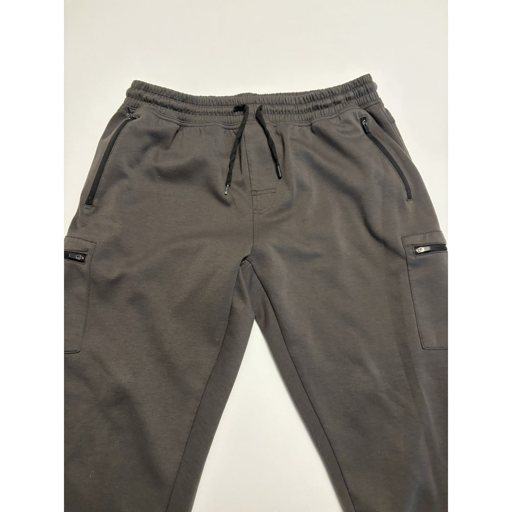LEG3ND Men’s Grey Cargo Jogger Pants XL Techwear Utility Streetwear